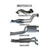 Ford Falcon FG FGX XR6 Barra Turbo Ute Dual 2.5" Manta Turbo Back Exhaust